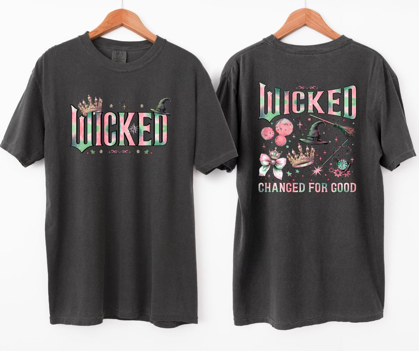 Wicked Changed for Good T-Shirt, Movie Fans Tee, Unisex Garment-Dyed Shirt, Broadway Musical Top, Casual Graphic Tee